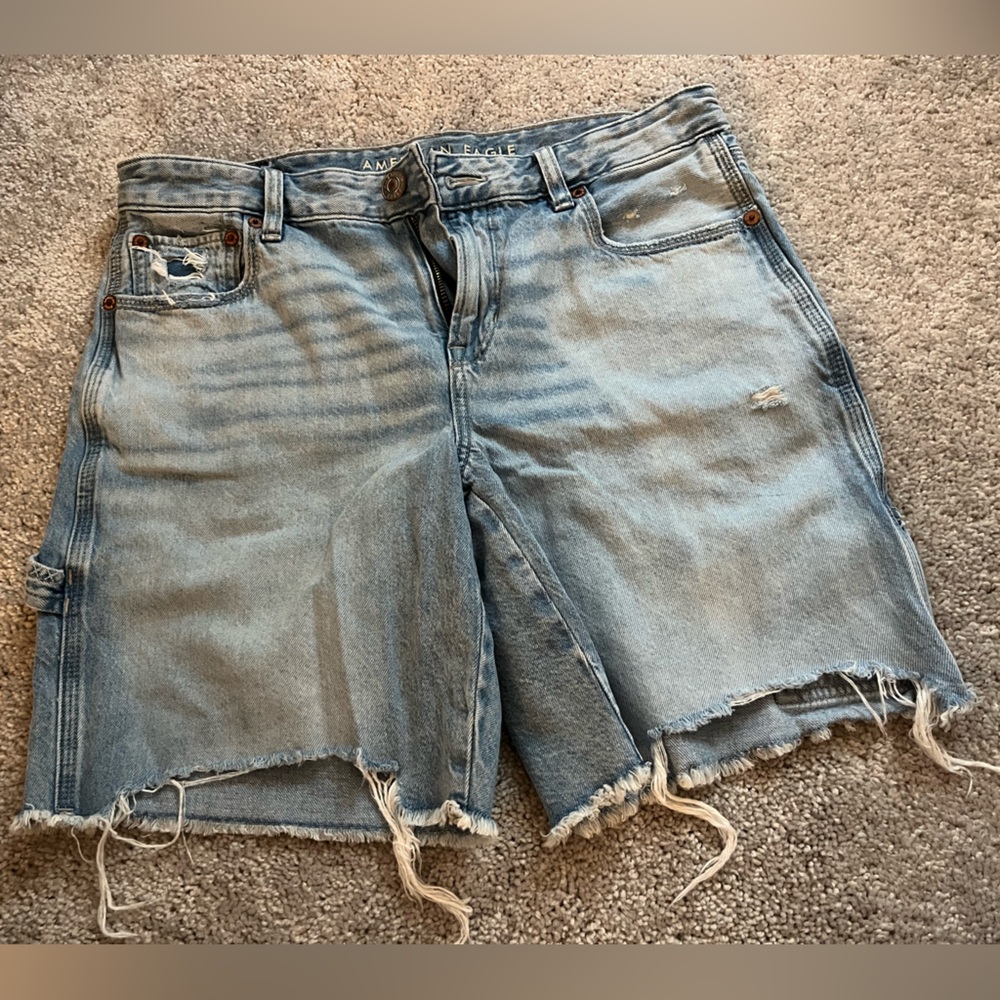 American Eagle Outfitters Light Blue Denim Shorts